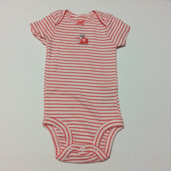 NWOT Carter's 5-Pack Short-Sleeve Bodysuits 3Mos - Picture 2 of 8